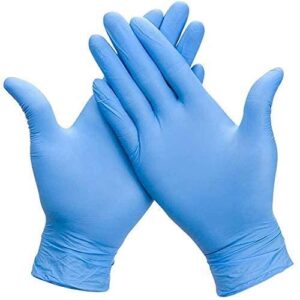 GUANTI NITRILE BLU S/T  MIS. M  100pz - immagine 1