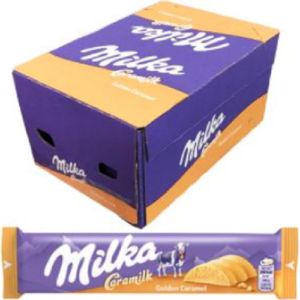 MONDELEZ MILKA BARRETTE ZACK CARAMILK 37g X 36pz - immagine 1