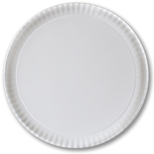 Bio piatto tondo in cartoncino da 33cm 10pz