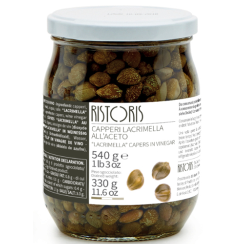capperi lacrimella all'aceto 540g